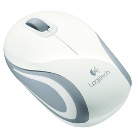 LOGITECH Mouse Mini Wireless M187 White