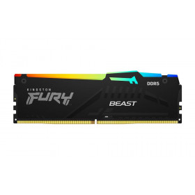 KINGSTON Memory KF560C40BBAK2-64 FURY Beast RGB DDR5, 6000MT/s, 64GB,KIT OF 2