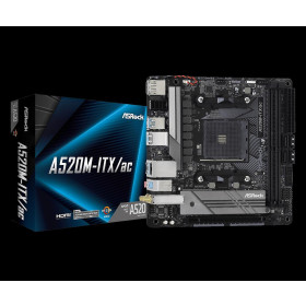 Motherboard Asrock A520M-ITX/AC AM4  DDR4 mini-ITX