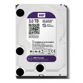 WD Purple σκληρός δισκος WD30PURZ 3TB, 3.5", 64MB cache, 5400RPM, 6Gb/s