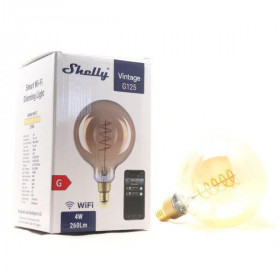 Shelly Vintage Έξυπνος Λαμπτήρας LED E27 G125 4W Λευκός 260lm (ShellyVintageG125)