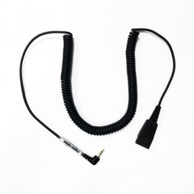 Supervoice SVC-QDJ25A Headset QD to single 2.5mm Jack connecting bottom cable