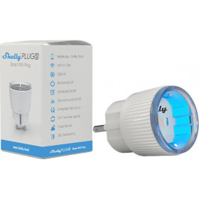 Shelly Plug S Έξυπνο Μονόπριζο με Μετρητή Κατανάλωσης Wi-Fi (2500W) (ShellyPlugS)Shelly Plug S Έξυπνο Εξωτερικό Μονόπριζο με Μετρητή Κατανάλωσης και Λαμπάκι Wi-Fi (2500W) (ShellyPlugS)