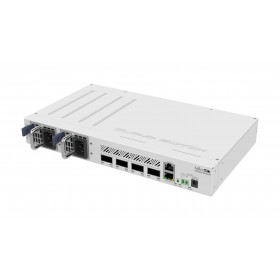 MikroTik CRS504-4XQ-IN, 650MHz, 64MB, 4x100G QSFP28, 1xEthernet, Dual PSU, L5