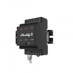 Shelly Pro 3 Έξυπνο Τριπλό Ρελέ με Υποστήριξη DIN-rail WiFi + Ethernet 25A (Pro3)