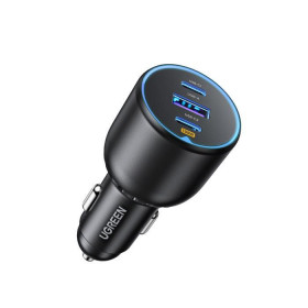 UGREEN CM253-90413, 2xUSB-C + 1xUSB-A PDx2 & QC4.0x1 Fast Car Charger 130W