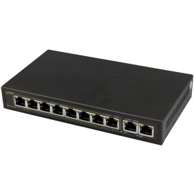 SG108WP 10-port PoE switch for 8 IP cameras without power supply Pulsar