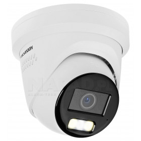 DS-2CD2347G2-LSU/SL(C) 2.8mm 4 MP ColorVu Strobe Light Audible Warning Fixed Turret IP Camera Hikvision