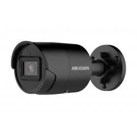 DS-2CD2083G2-IU(2.8mm)(BLACK)  8MP 2.8mm AcuSense Audio Bullet IP Black Camera Hikvision
