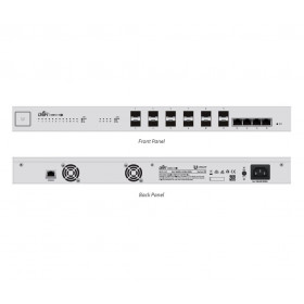UniFi Switch 16 XG, 16-Port, 10 Gigabit, Non-PoE Managed Aggregation Switch (US-16-XG)