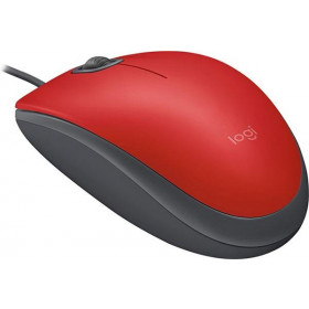 LOGITECH Mouse M110 Silent Red