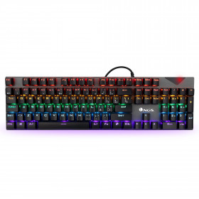 KEYBOARD GAMING NGS [GKX-500] FULL RGB PROGRAMMABLE, METALLIC, ANTIGHOSTING KEYS