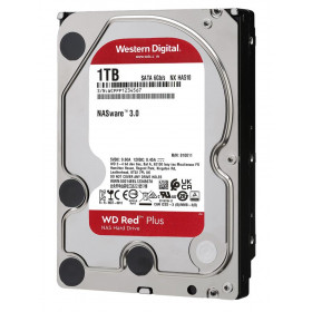 WD σκληρός δίσκος NAS 3.5" Red Plus, 1TB, 64MB, 5400RPM, SATA III