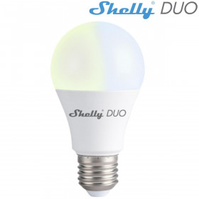 Shelly Duo Έξυπνος Λαμπτήρας LED E27 9W 800lm Λευκός (ShellyDuo)