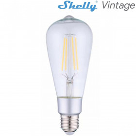 Shelly Vintage Έξυπνος Λαμπτήρας LED E27 ST64 7W Λευκός 750lm (99918)