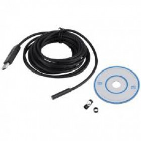 7m Mini USB Endoscope Inspection Camera 6 White LEDs 1/9 CMOS 7mm Lens Borescope Snake Tube Camera with P2P