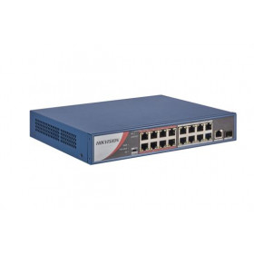 HIKVISION DS-3E0318P-E/M, 18-Port 10/100Mbps Switch with 16xPort PoE+