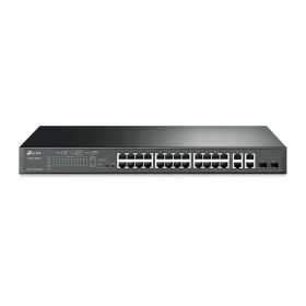 TP-Link TL-SL2428P v6.0, JetStream 24-Port 10/100Mbps + 4-Port Gigabit Smart Switch with 24-Port PoE+