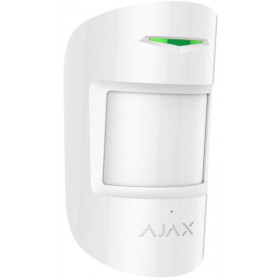 AJAX - COMBI PROTECT 7170 Ασύρματος ανιχνευτής κίνησης διπλής τύπου PIR, σε λευκό χρώμα