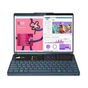 LENOVO Laptop Yoga Book 9 13IMU9 2x 13.3 2.8K OLED/Ultra7-155U/16GB/1TB SSD/Intel Iris Xe Graphics/Win 11H/3Y Premium/Tidal Teal